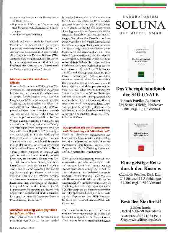 Vorschauseite 3: Antivirale Strategien aus Süßholzwurzel gegen Influenza