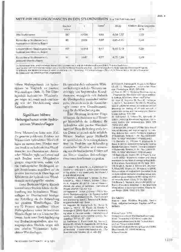 Vorschauseite 4: CHRONISCHE WUNDEN: BESSERE HEILUNGSCHANCEN MIT FEUCHTEN WUNDAUFLAGEN