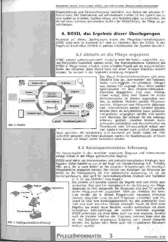 Vorschauseite 3: DOSSI, das elektronische Pflegedokumentationssystem