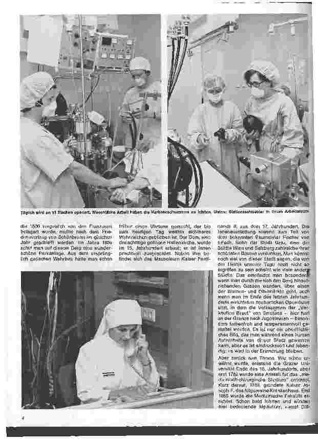 Vorschauseite 3: Die Universitätsklinik für Chirurgie im Landeskrankenhaus Graz Österreich