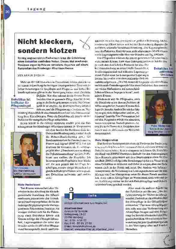 Vorschauseite 1: Nicht kleckern, sondern klotzen