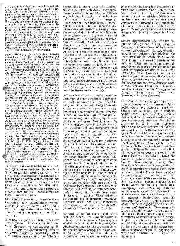 Vorschauseite 2: Die Pflege in der Kinderu. Jugendpsychiatrie 3. Folge: Kinderpsychiatrische Diagnostik: Körperliche Untersuchung u. psychodiagnostische Verf.