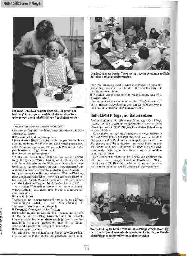 Vorschauseite 3: Rehabilitative Pflege
