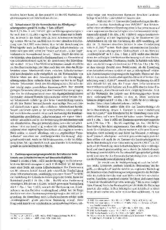Vorschauseite 4: Aktuelle Entwicklungen der Rechtsprechung zur Arbeitnehmerüberlassung und zum Verbot der Altersdiskriminierung in Bewerbungsverfahren