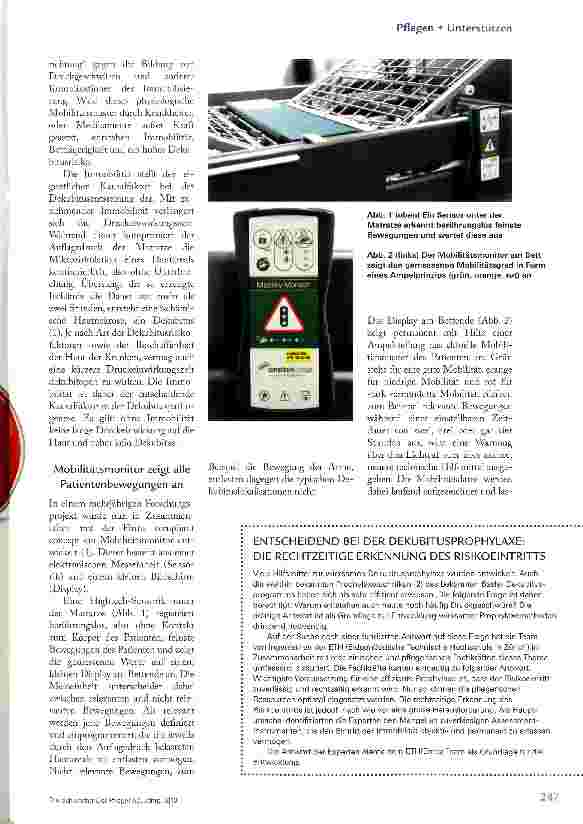 Vorschauseite 2: MOBILITÄTS MONITOR WARNT BEI IMMOBILITÄT