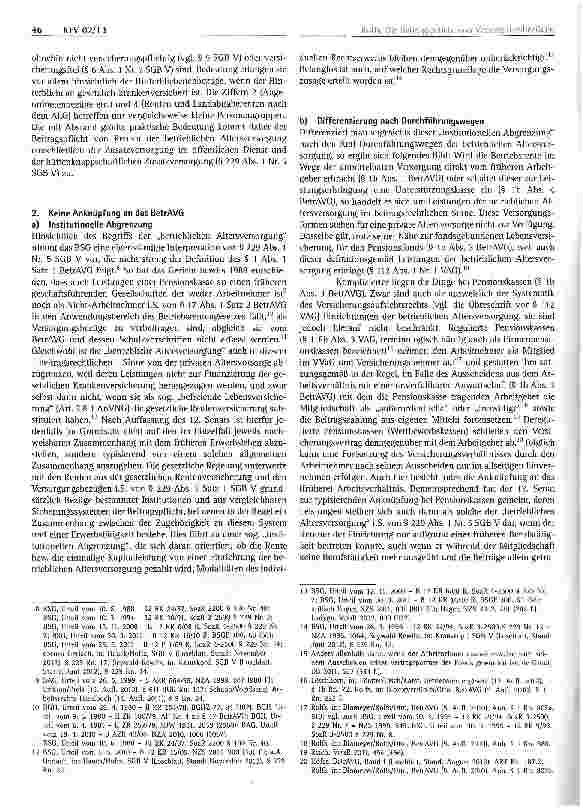 Vorschauseite 2: Die Beitragspflicht von Versorgungsbezügen