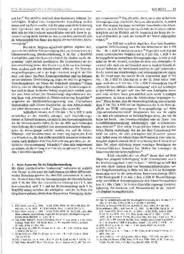 Vorschauseite 3: Die Beitragspflicht von Versorgungsbezügen