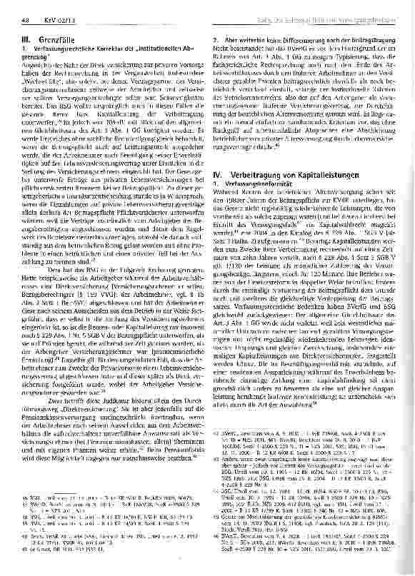Vorschauseite 4: Die Beitragspflicht von Versorgungsbezügen