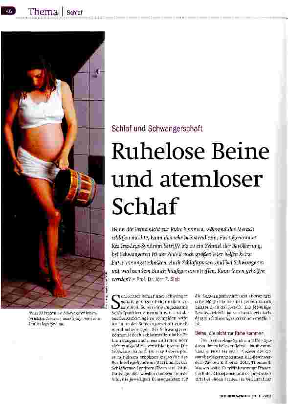 Vorschauseite 1: Ruhelose Beine und atemloser Schlaf