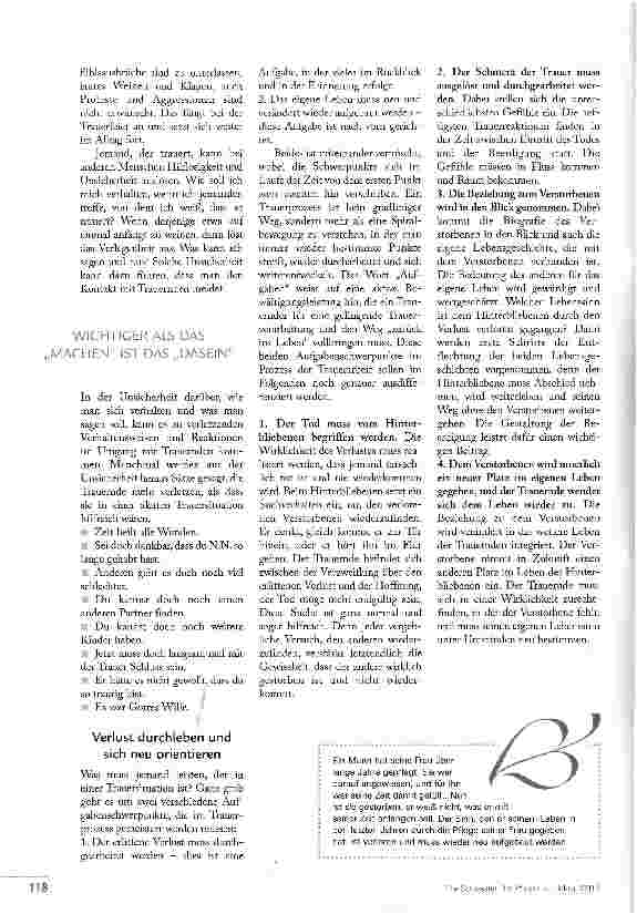 Vorschauseite 3: ZEIT zu TRAUERN