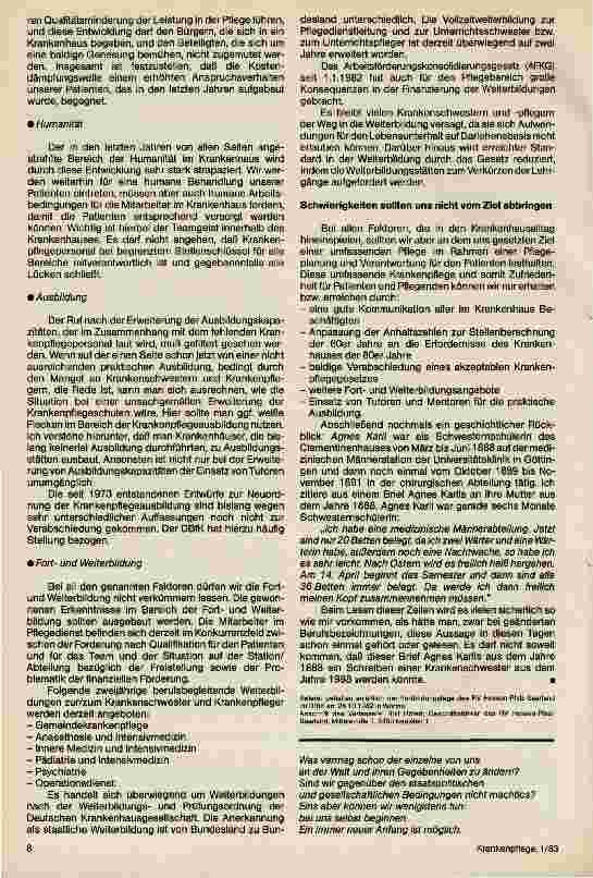 Vorschauseite 3: Krankenpflege im Spiegel der Zeiten
