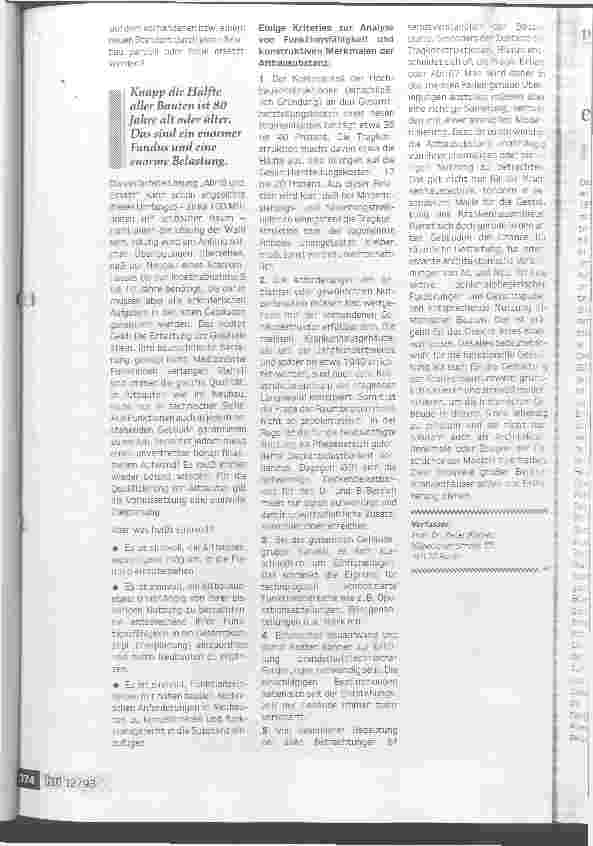 Vorschauseite 3: Machs gut, altes Haus! Schwieriges Bauen und modernisieren Mehr als ein Drittel der dt.Krankenhäuser sind älter als 80 Jahre