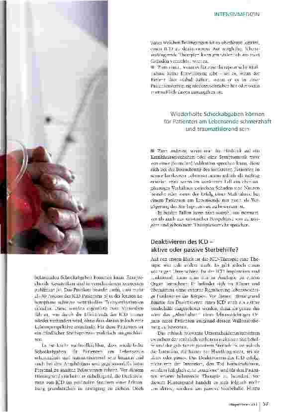 Vorschauseite 2: Friedliches Sterben ausgeschlossen?