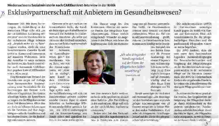 Vorschauseite 1: Exklusivpartnerschaft mit Anbietern im Gesundheitswesen?