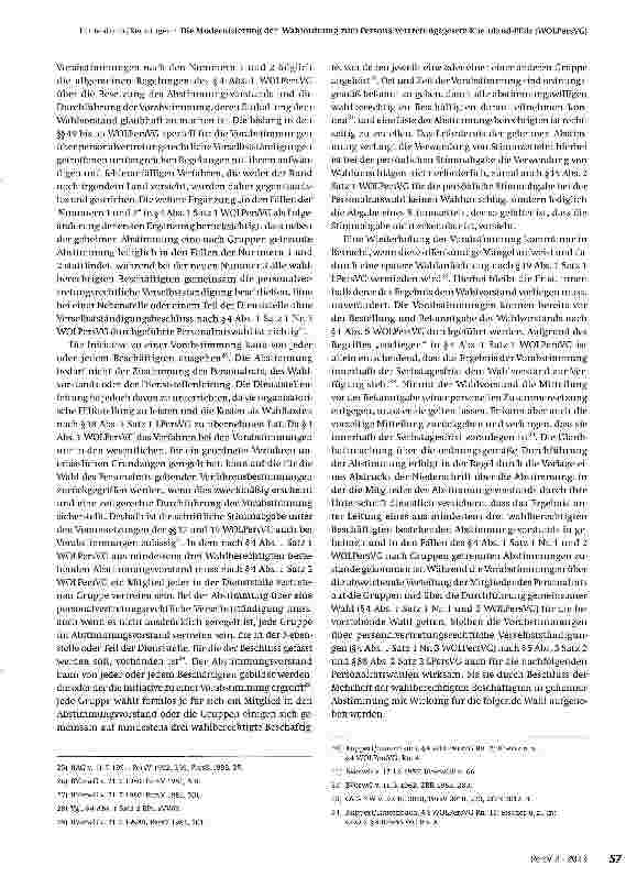 Vorschauseite 6: Die Modernisierung der Wahlordnung zum Personalvertretungsgesetz Rheinland-Pfalz (WOLPersVG)