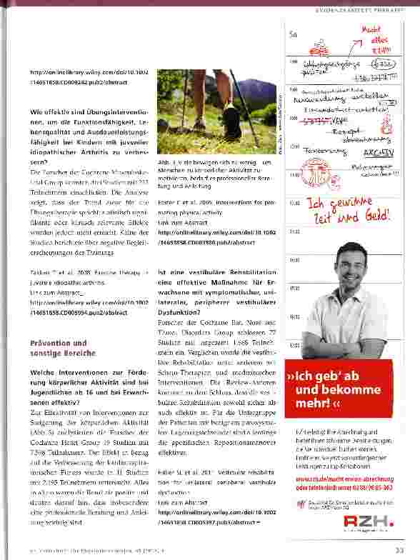 Vorschauseite 4: Cochrane Reviews - Erkenntnisse für die Praxis