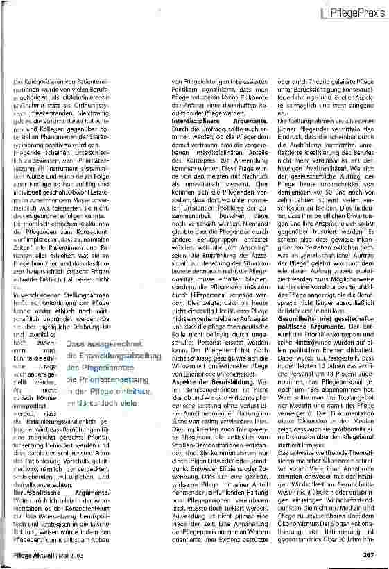 Vorschauseite 4: Prioritäten setzen ist nicht immer einfach