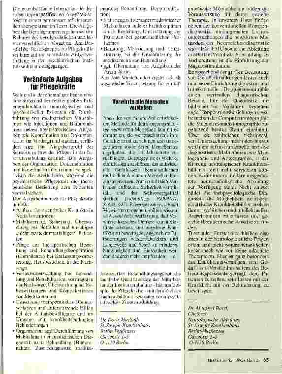 Vorschauseite 2: Pflege in der psychiatrischen Institutsambulanz