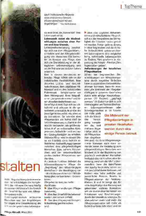 Vorschauseite 2: Lebenswelten von Dementen gestalten