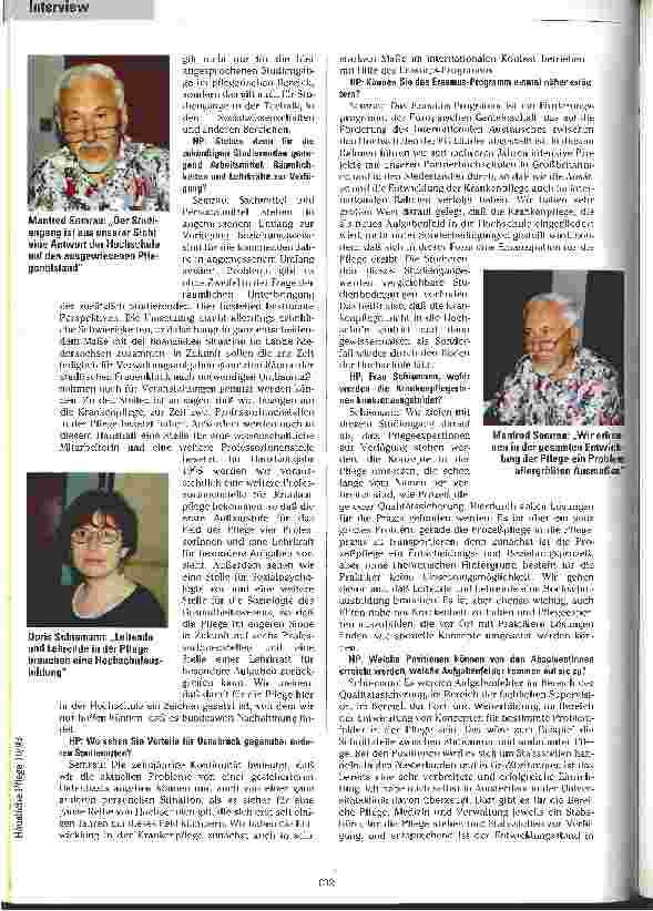 Vorschauseite 2: Pflegeexpertinnen Studiengang Krankenpflege in Osnabrück