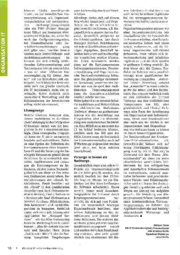 Vorschauseite 2: Organisation und IT