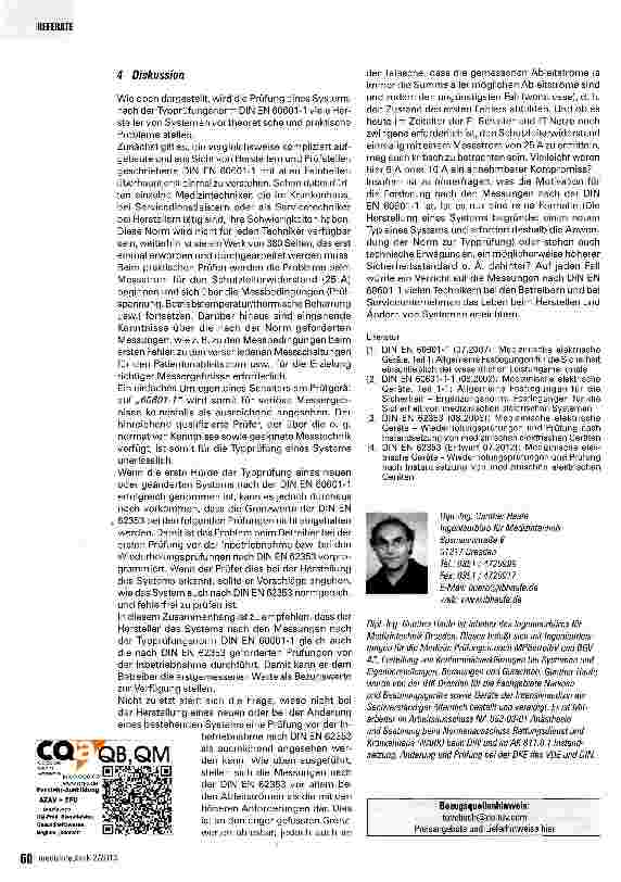 Vorschauseite 5: Elektrische Sicherheit von Systemen
