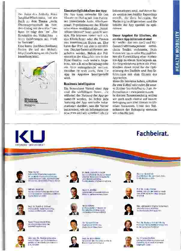 Vorschauseite 2: Be-greifen, was die Klinik bietet