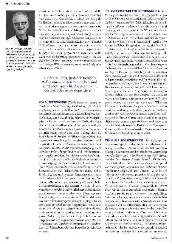 Vorschauseite 2: Autonomie trotz Bewusstseinsstörung