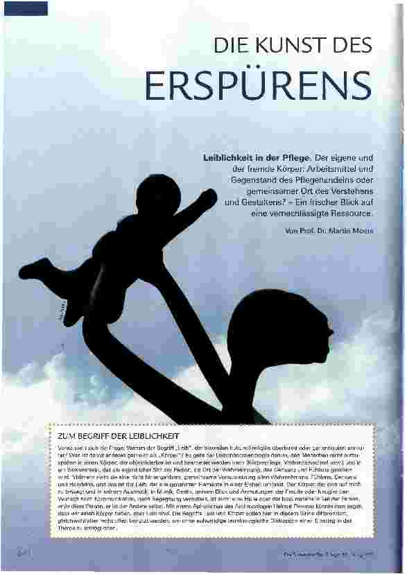 Vorschauseite 1: DIE KUNST DES ERSPÜRENS