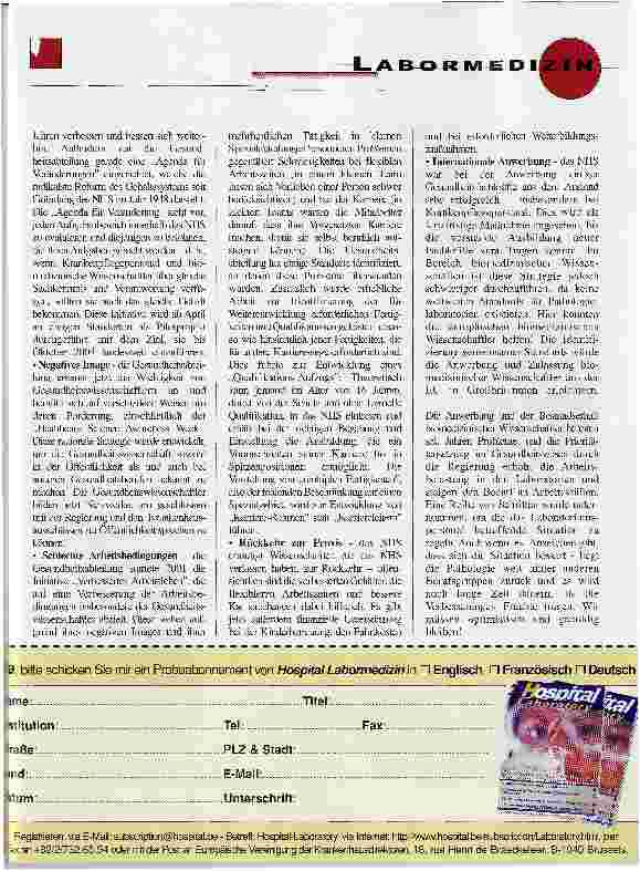 Vorschauseite 2: Anwerbung und Bestandserhalt biomedizinischer Wissenschaftler in Großbritannien