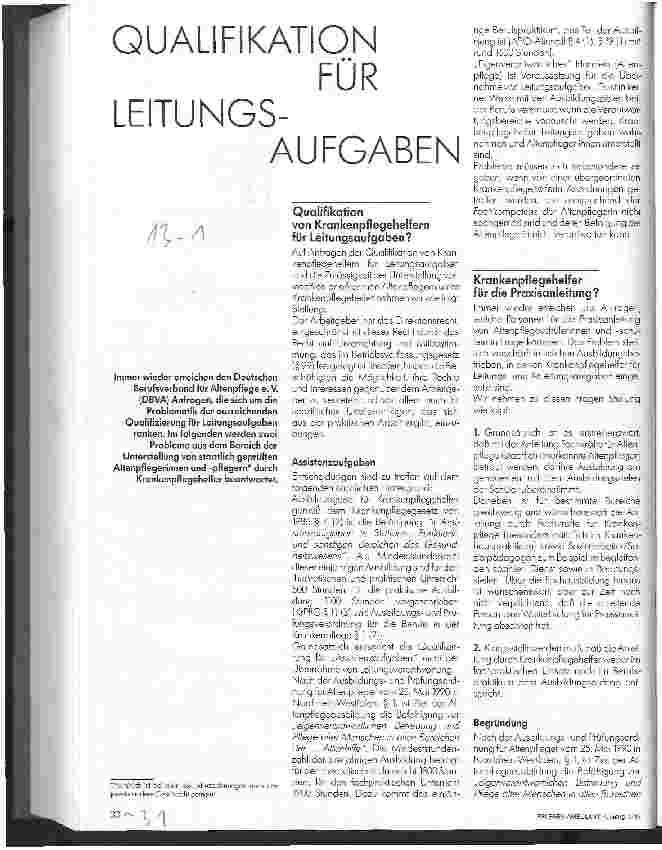 Vorschauseite 1: Qualifikation für Leitungsaufgaben