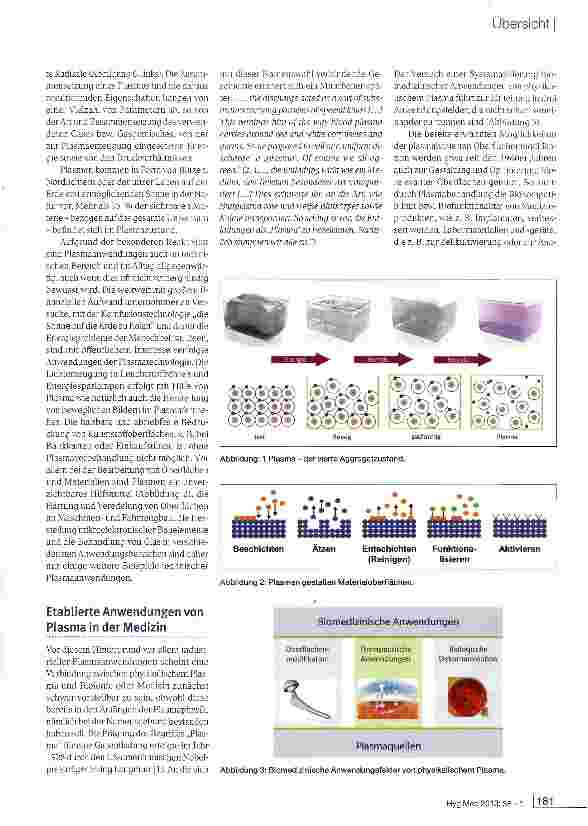 Vorschauseite 2: Plasmamedizin - medizinische Anwendung von physikalischem Plasma