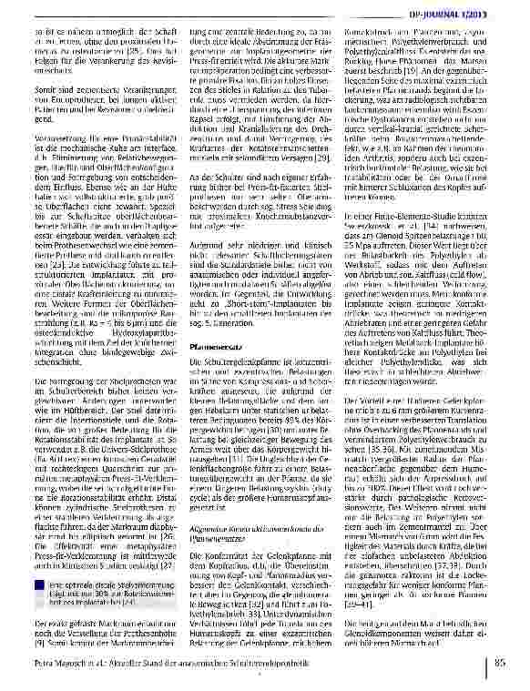 Vorschauseite 4: Aktueller Stand der anatomischen Schulterendoprothetik