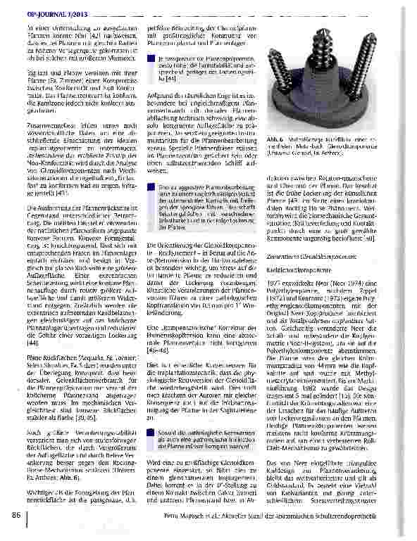 Vorschauseite 5: Aktueller Stand der anatomischen Schulterendoprothetik
