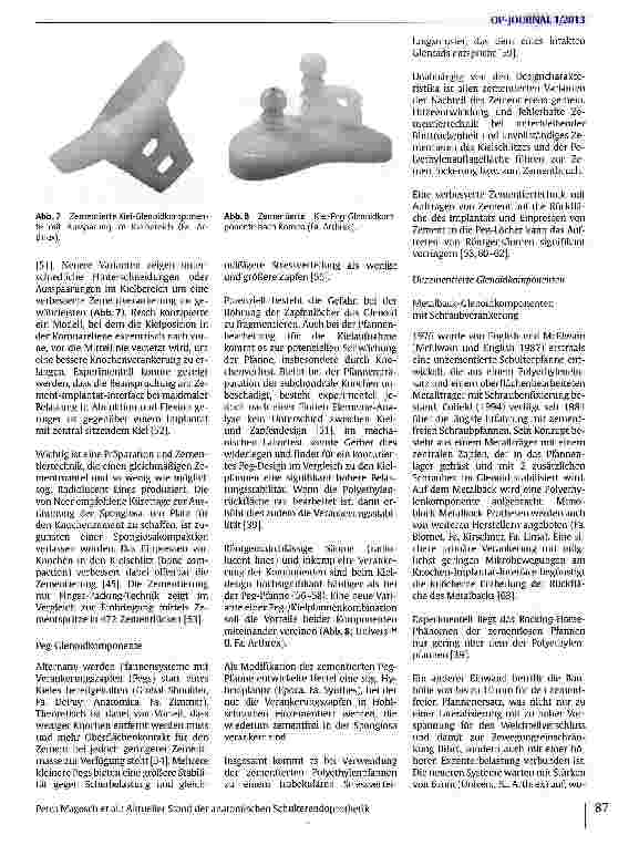 Vorschauseite 6: Aktueller Stand der anatomischen Schulterendoprothetik