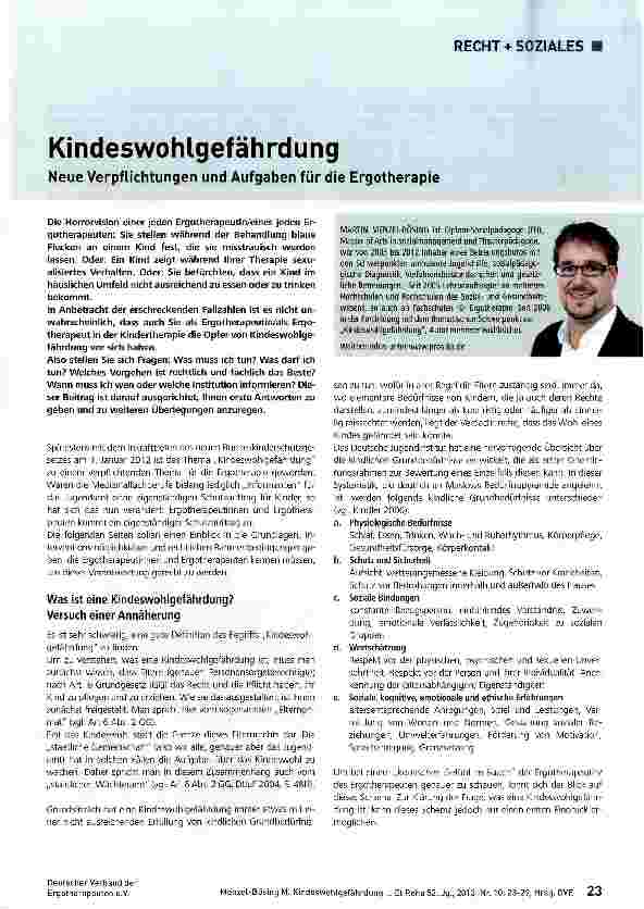Vorschauseite 1: Kindeswohlgefährdung