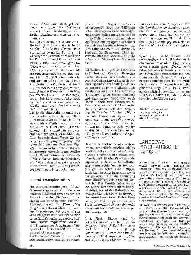 Vorschauseite 4: Dialyse Altenburg