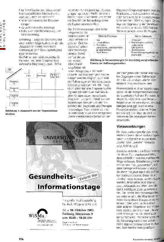 Vorschauseite 2: Mut zu neuen Konzepten Die DRGs erfordern neue Führungsstrukturen für das Krankenhaus der Zukunft
