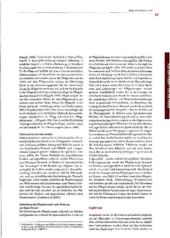 Vorschauseite 3: Heimweh von Kindern und Jugendlichen während des Spitalaufenthalts - ein Pflegekonzept