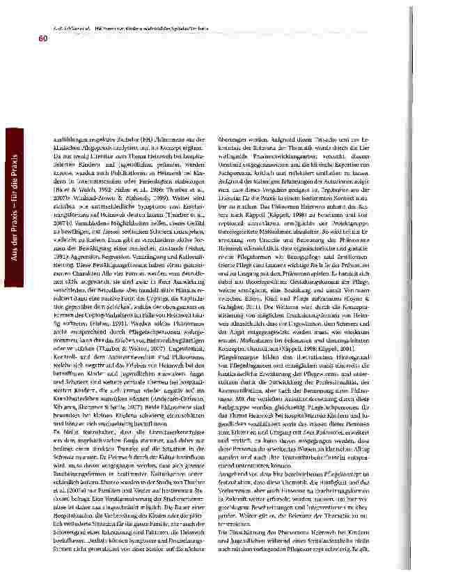 Vorschauseite 6: Heimweh von Kindern und Jugendlichen während des Spitalaufenthalts - ein Pflegekonzept