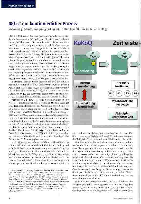 Vorschauseite 1: IKÖ ist ein kontinuierlicher Prozess