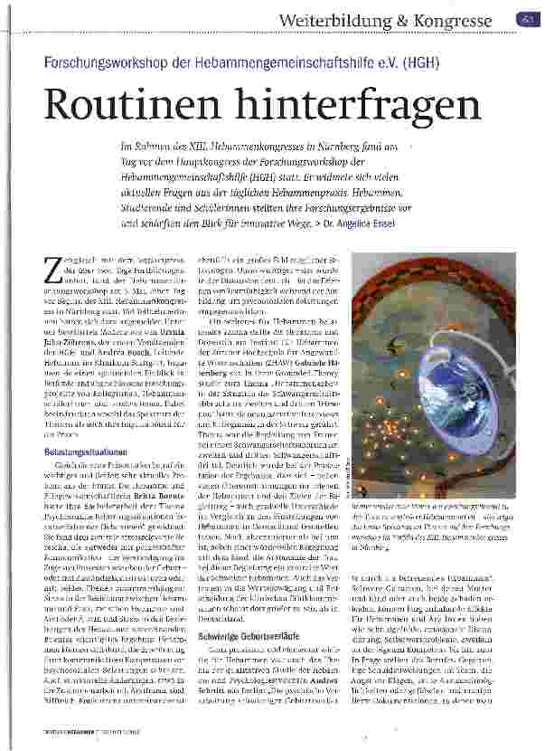 Vorschauseite 1: Routinen hinterfragen