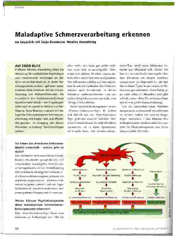 Vorschauseite 1: Maladaptive Schmerzverarbeitung erkennen