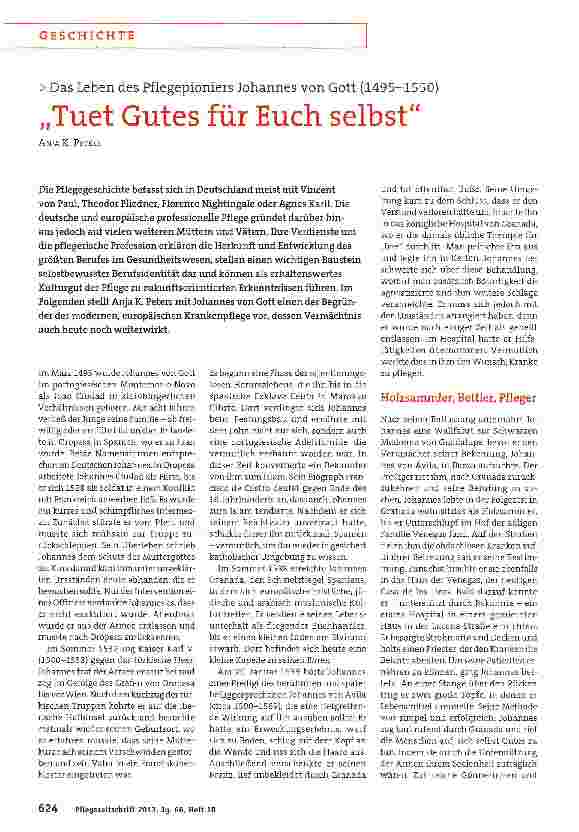 Vorschauseite 1: Tuet Gutes für Euch selbst