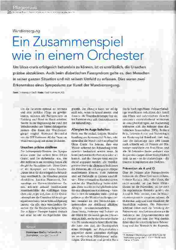 Vorschauseite 1: Ein Zusammenspiel wie in einem Orchester