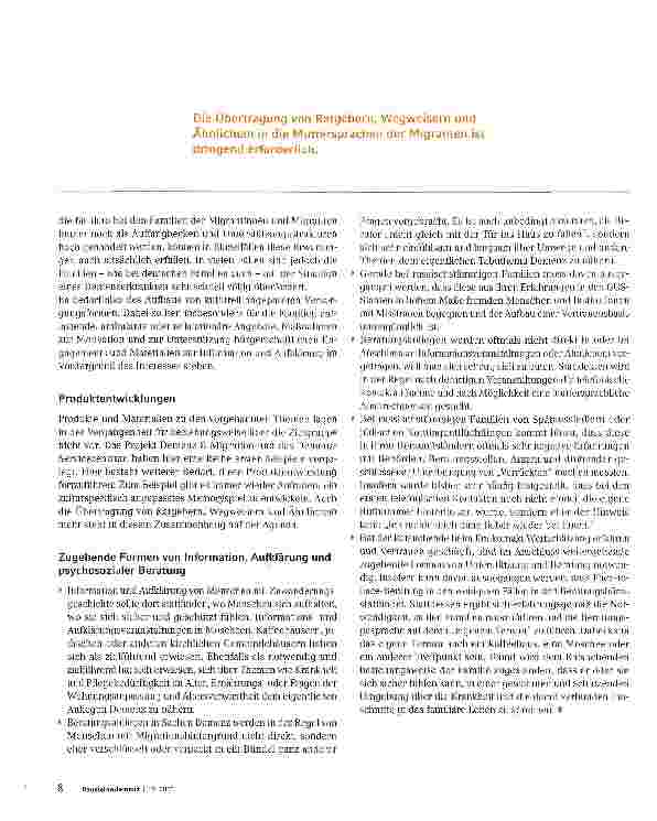Vorschauseite 3: Kultursensibel und bedarfsgerecht