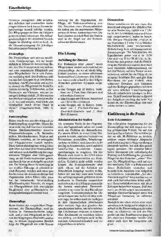 Vorschauseite 3: Zimmerpflege - Einführung und erste Erfahrungen