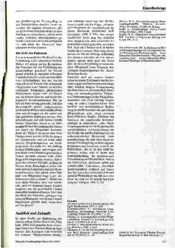Vorschauseite 4: Zimmerpflege - Einführung und erste Erfahrungen