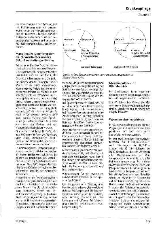 Vorschauseite 2: Überprüfung der hygienischen Arbeitsweise von Geschirrspülmaschinen in Kliniken