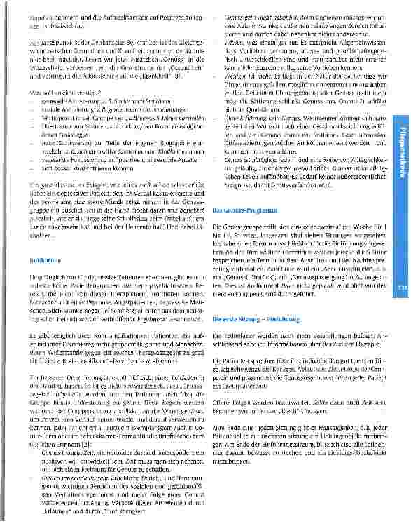Vorschauseite 2: Genuss-Therapie in der Psychiatrie